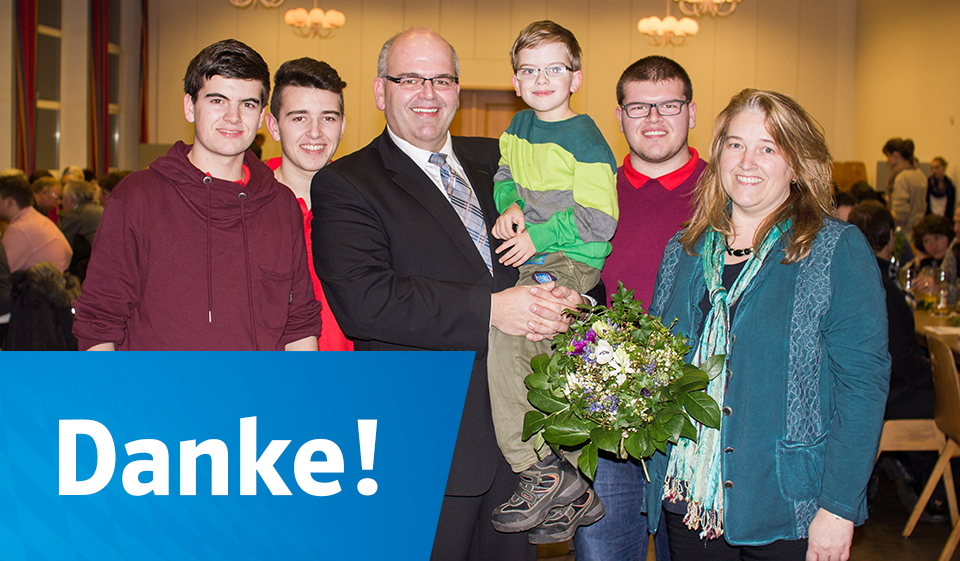 Familie Meyer sagt Danke