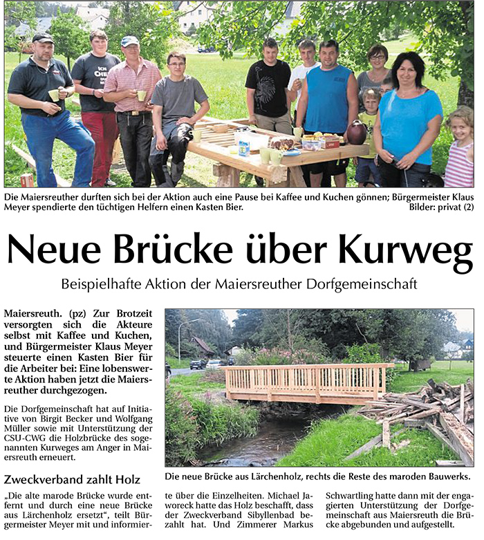Bericht zum Brückenbau